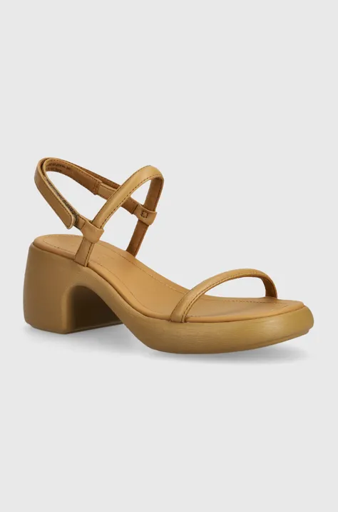 Camper sandały skórzane Thelma Sandal kolor brązowy K201596-002