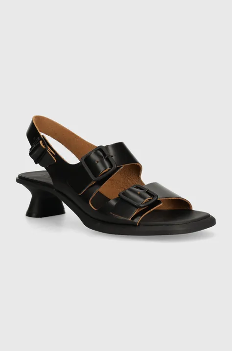 Camper sandały skórzane Dina kolor czarny K201491-001
