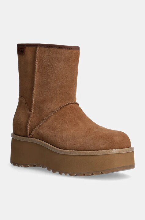 UGG cizme de iarna Cityfunc Mid culoarea maro, 1158196-CHE