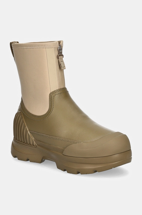 Gumáky UGG Neumel X Zip dámske, béžová farba, 1158235-MRDS