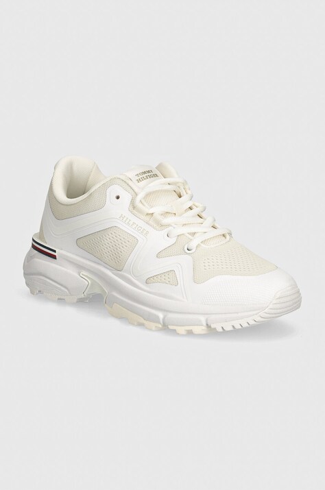 Sneakers boty Tommy Hilfiger WOMENS TRAIL RUNNER béžová barva, FW0FW08202