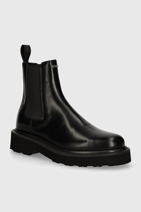 Kenzo stivaletti chelsea in pelle Ukio Chelsea Boots donna colore nero  FE62BT115L52.99