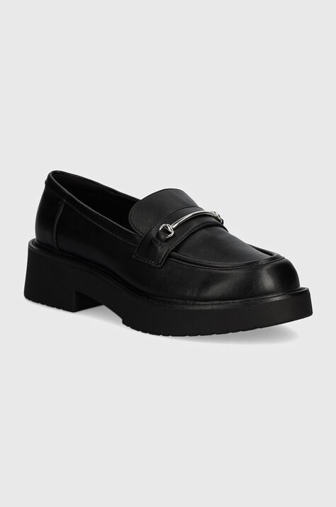 Aldo mocasini GRUNDGENS femei, culoarea negru, cu toc plat, 13804483 GRUNDGENS