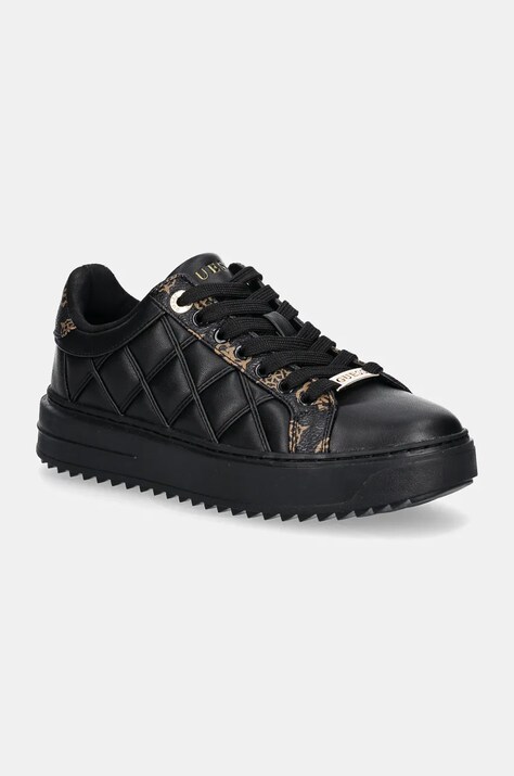 Guess sneakers DATTICE culoarea negru, FLFDAT FAL12