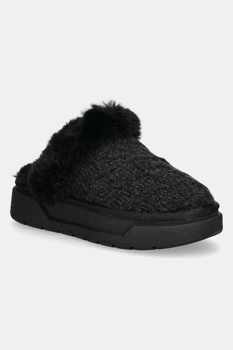 Guess papuci de casă UNIKA culoarea negru, FLFUKA FAL06