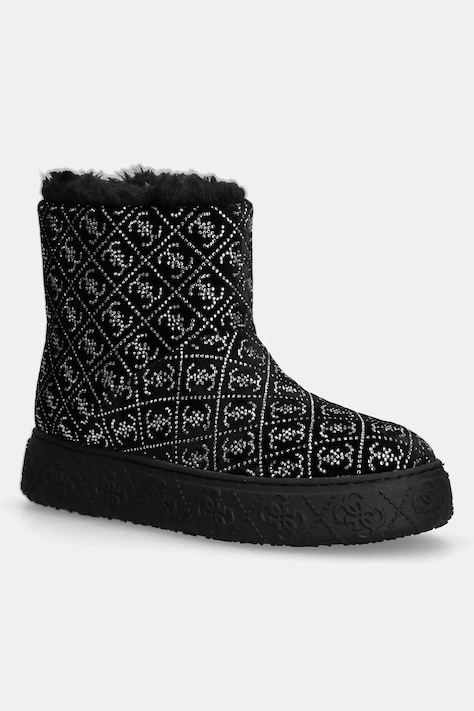 Μπότες χιονιού Guess UNITIE χρώμα: μαύρο, FLFUTI FAM10