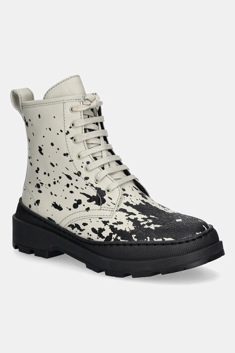 Кожаные полусапоги Camper Brutus Trek женские цвет белый на плоском ходу K400671-008