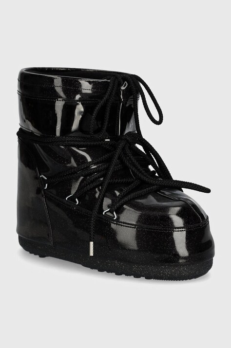Moon Boot cizme de iarna MB ICON LOW GLITTER culoarea negru, 80D1409440 N001