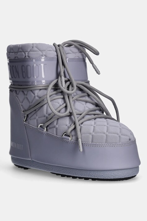 Moon Boot cizme de iarna MB ICON LOW QUILT culoarea gri, 80D1409540 H006