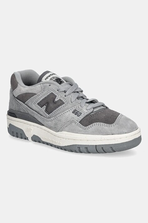 Σουέτ αθλητικά παπούτσια New Balance 550 χρώμα: γκρι, BBW550RE