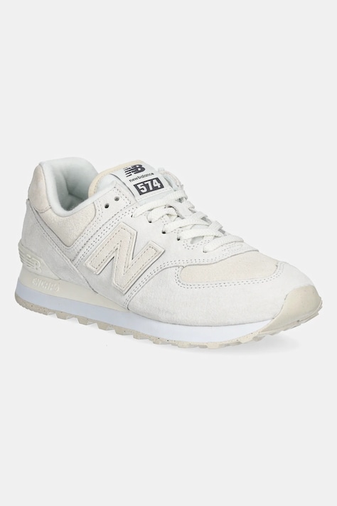 Semišové tenisky New Balance 574 béžová barva, WL574HJ2