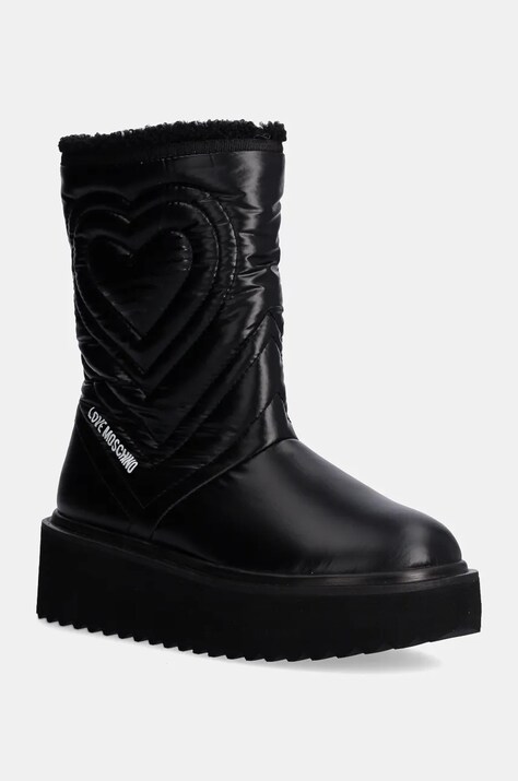 Love Moschino cizme de iarna culoarea negru, JA24286L0LIN600A
