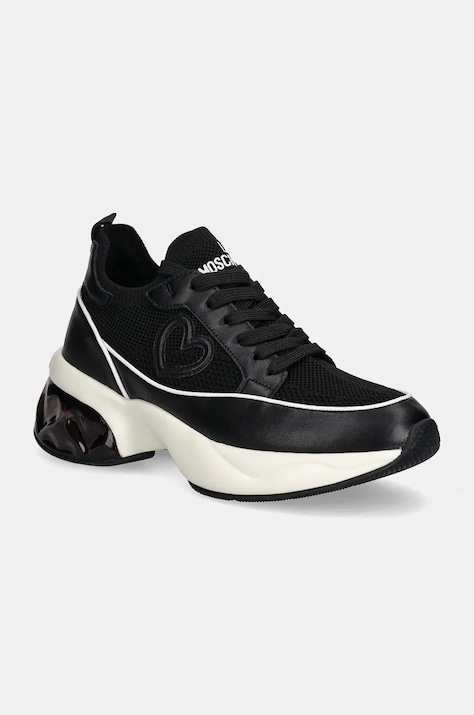 Love Moschino sneakers culoarea negru, JA15416G0LIYK00A
