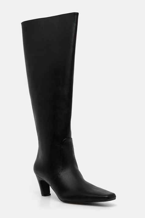 Bianco cizme BIACLARA femei, culoarea negru, cu toc drept, 11301429