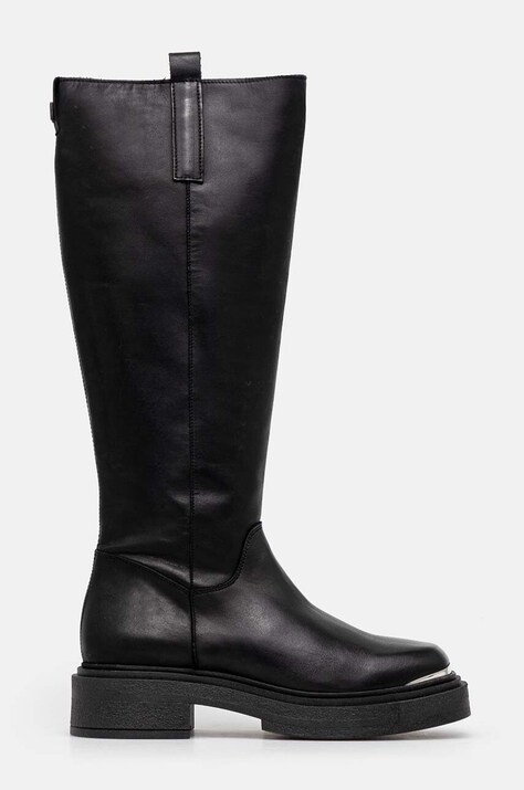 Шкіряні чоботи Steve Madden Constance — AW24-OBD2YS, чорний — фото 2