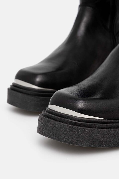 Шкіряні чоботи Steve Madden Constance — AW24-OBD2YS, чорний — фото 5