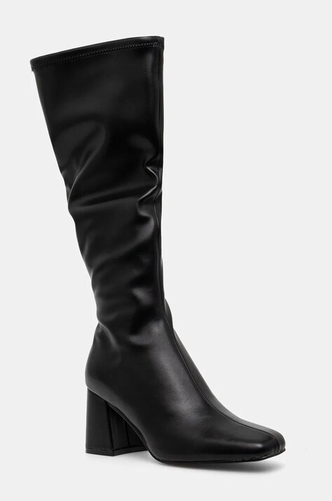 Steve Madden cizme Hauler femei, culoarea negru, cu toc drept, SM11003358
