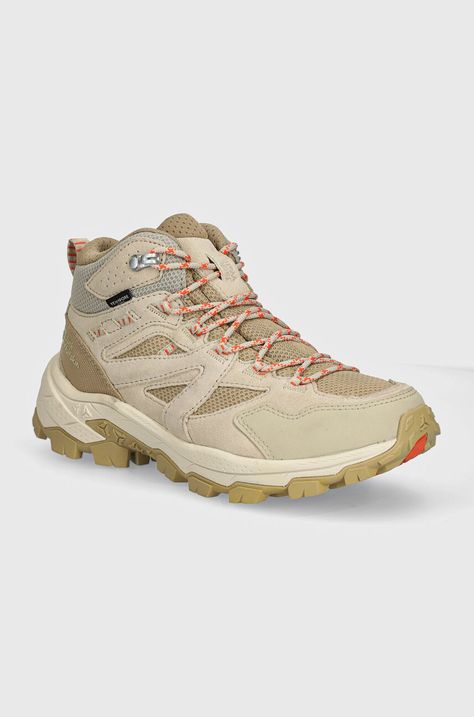 Παπούτσια Jack Wolfskin Vojo Tour Texapore Mid χρώμα: μπεζ, A62071