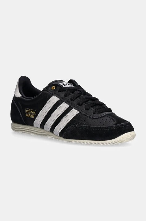 Δερμάτινα αθλητικά παπούτσια adidas Originals Japan W χρώμα: μαύρο, IH5490