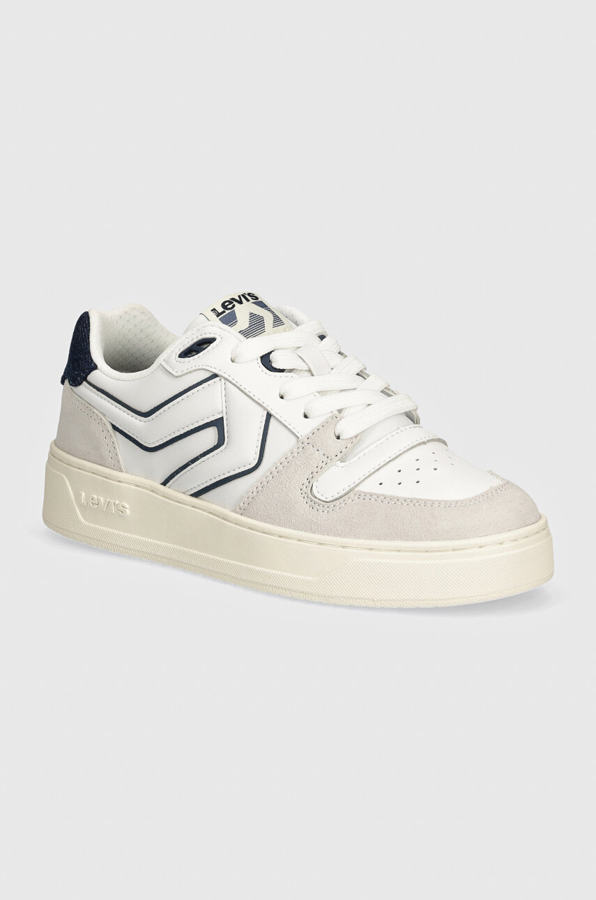 Tenisice Levi's GLIDE S L boja: bijela, 000FI-0002