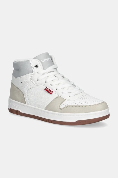 Levi's sneakers DRIVE S HIGH culoarea alb, 000EJ-0002