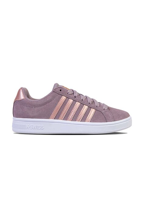 K-Swiss sneakers din piele COURT TIEBREAK SDE culoarea roz, 97012.094.M