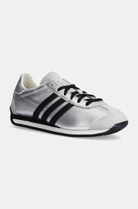 Кожени маратонки adidas Originals Country OG W в сребристо JH6337