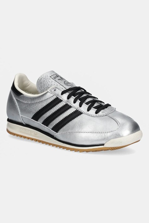 Δερμάτινα αθλητικά παπούτσια adidas Originals Sl 72 OG W χρώμα: ασημί, JH6363