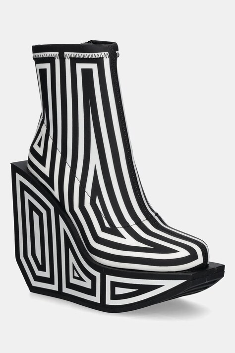 United Nude cizme de piele Wa Bootie Hi femei, culoarea negru, cu platforma, 1087951082