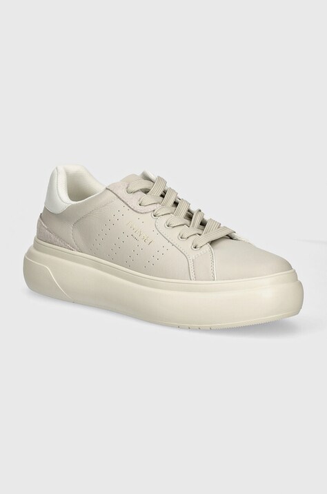Twinset sneakers culoarea bej, 242TCP01C