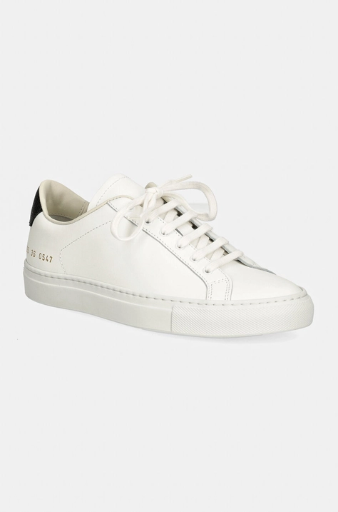 Кожаные кроссовки Common Projects Retro Classic цвет белый 6165