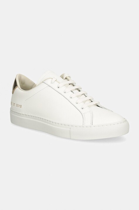 Kožené tenisky Common Projects Retro Classic bílá barva, 6165