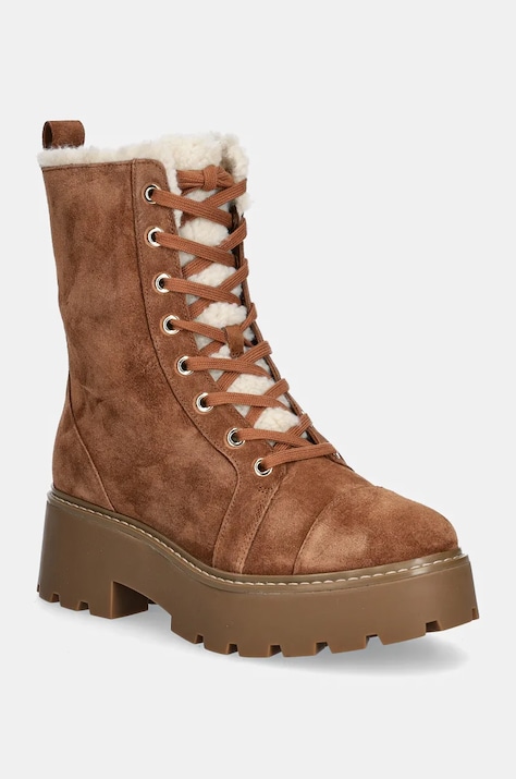 Черевики MICHAEL Michael Kors Blake жіночі колір коричневий на платформі утеплене 40F4BKFE5S.230