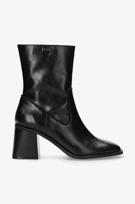 Mexx botine PHILENE MAYA femei, culoarea negru, cu toc drept, MIQL1703643W-01