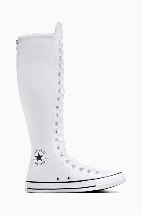 Converse tenisi Chuck Taylor All Star Xx-Hi femei, culoarea alb, A10456C