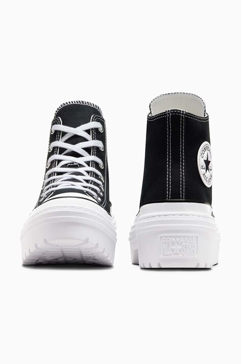 Кеди Converse Chuck Taylor All Star Lugged Heel — AW24-OBD3PU, чорний — фото 3