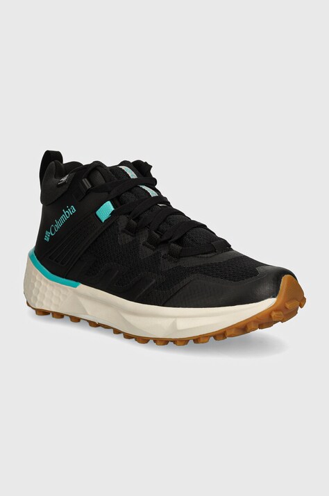 Columbia pantofi Facet 75 Mid Outdry femei, culoarea negru, 2100111