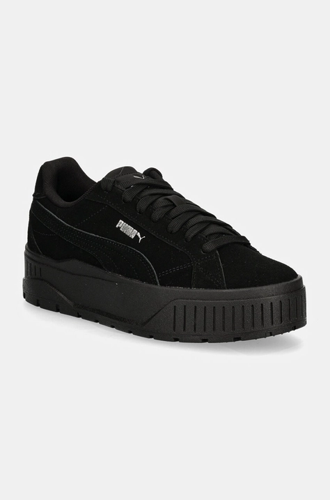 Puma sneakers din piele intoarsă Karmen II culoarea negru, 397457