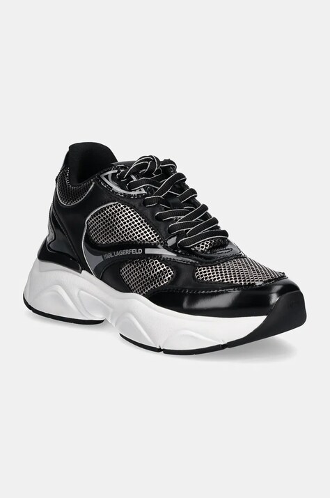 Karl Lagerfeld sneakers KOMET WEDGE culoarea negru, KL65724