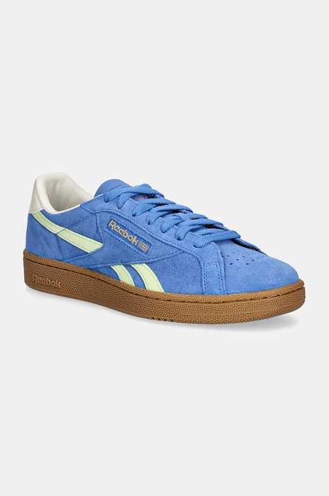 Semišové tenisky Reebok Classic Club C Grounds Uk modrá barva, 100201230