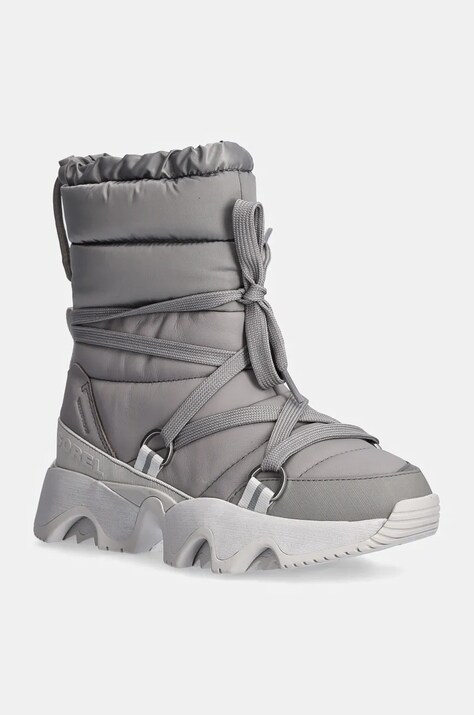 Sorel bocanci de piele KINETIC IMPACT NXT BOOT culoarea gri, 2103951061