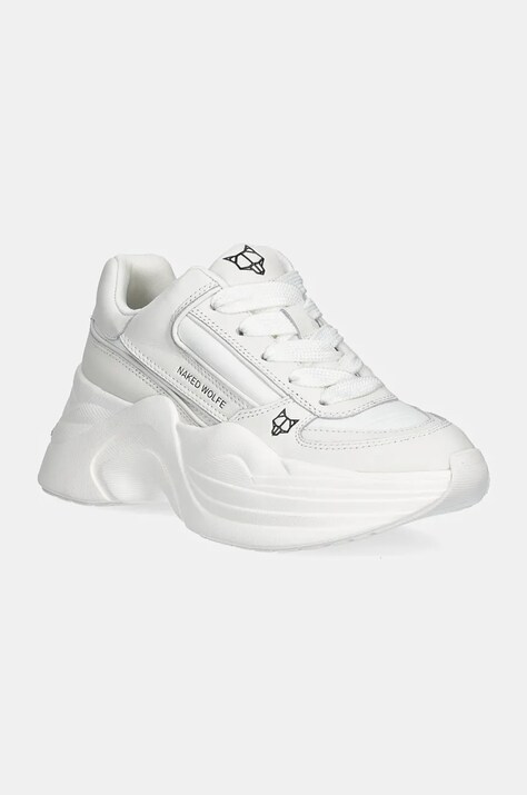 Naked Wolfe sneakers Temple culoarea alb, Temple White Lthr