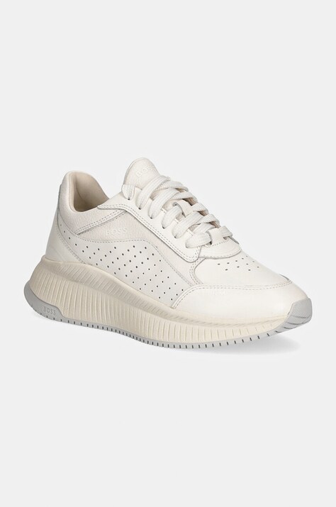 BOSS sneakers din piele TTNM EVO culoarea alb, 50529742