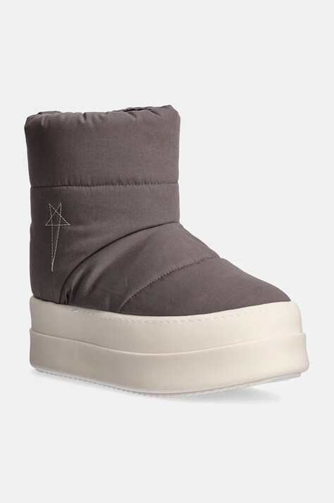 Čizme za snijeg Rick Owens Mega Bumper Low Lunar za žene, boja: siva, DS02D2839.MUPAM9
