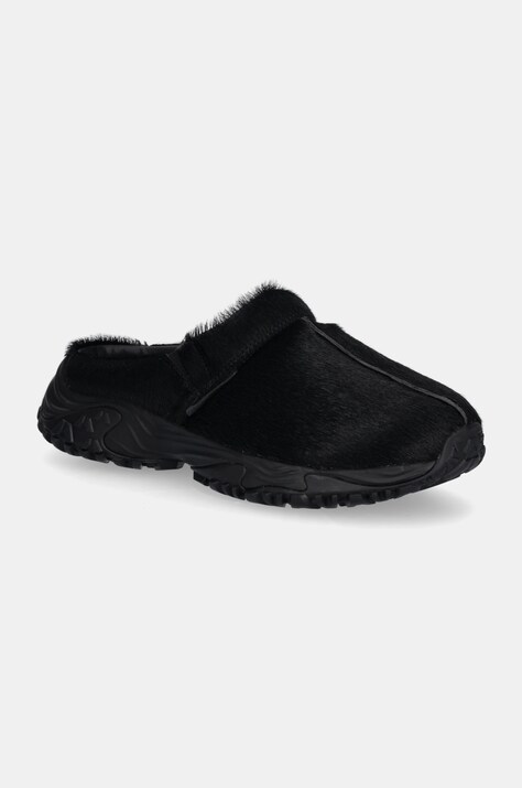 Clarks Originals klapki skórzane CUR Clog 1 damskie kolor czarny 26180939