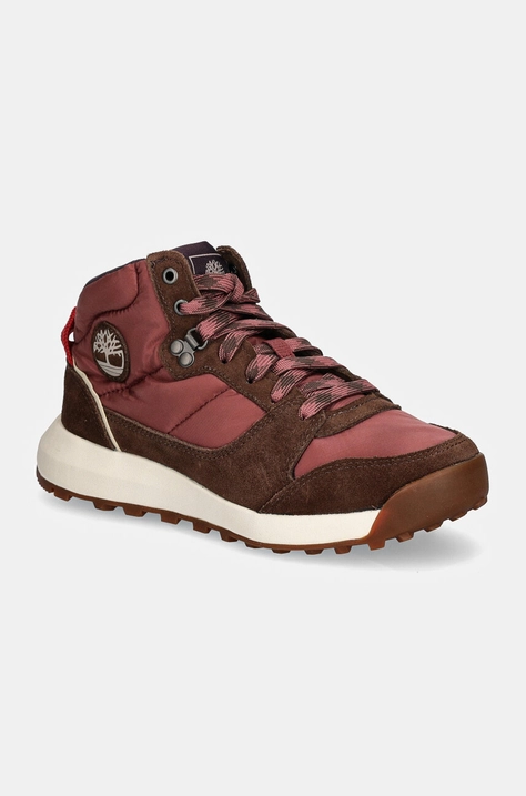 Čevlji Timberland Retro Swift High ženski, bordo barva, TB0A28DTEKA1