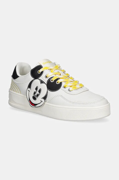Desigual sneakers FANCY MICKEY culoarea alb, 24WSKP10 1000