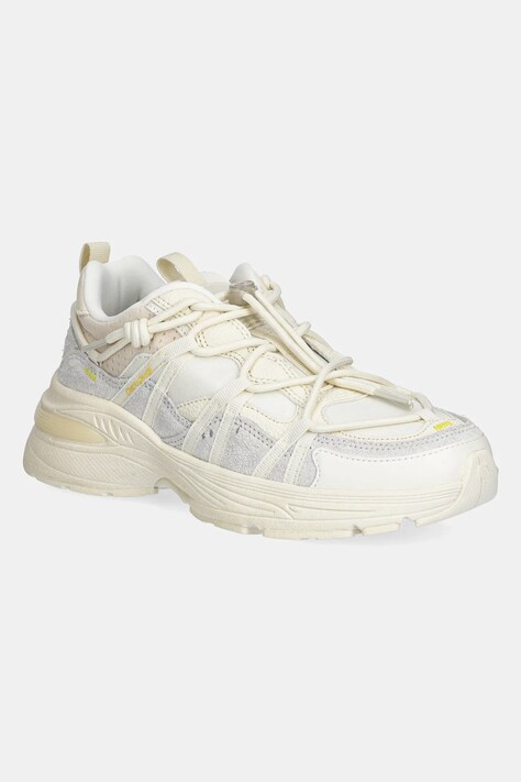 Sneakers boty Desigual MOON béžová barva, 24WSKP11 1011