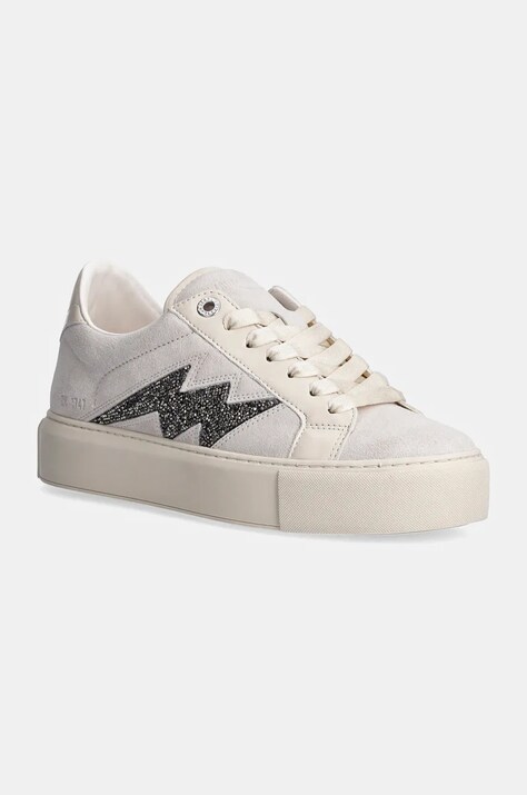 Semišové tenisky ZADIG&VOLTAIRE La Flash béžová barva, SWSN00488