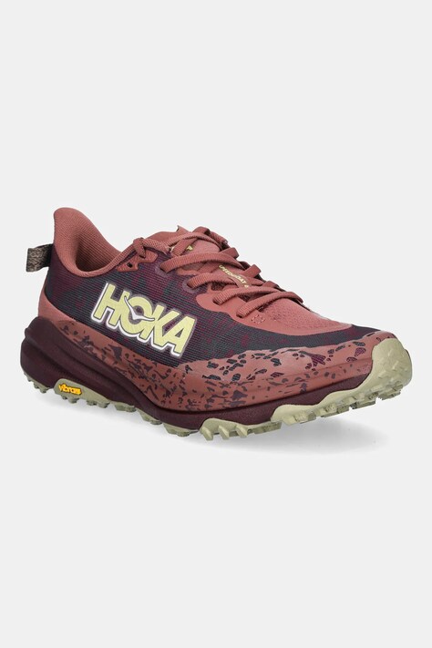 Hoka buty Speedgoat 6 damskie kolor czerwony 1147811